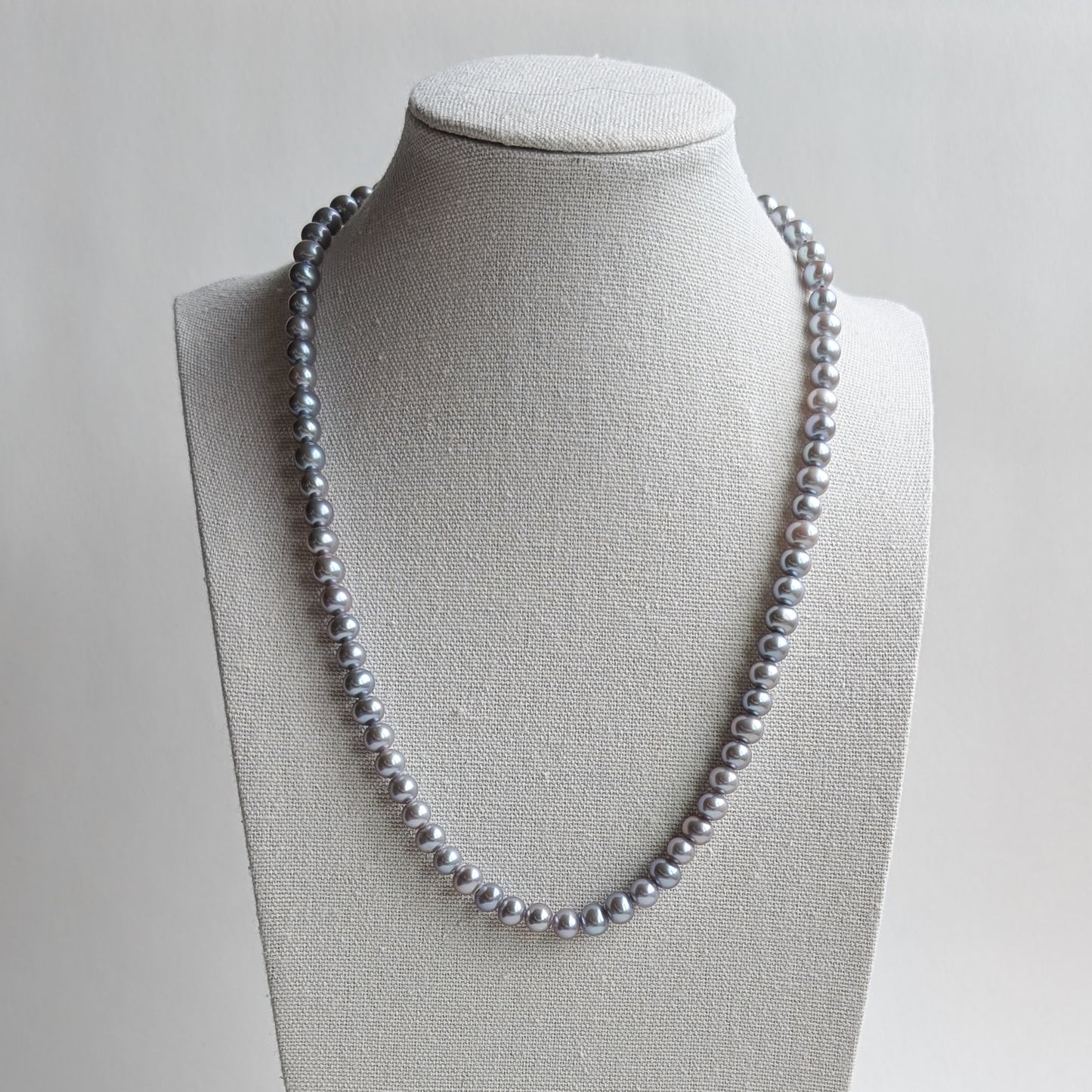 Silver Mist Freshwater Pearl Necklace