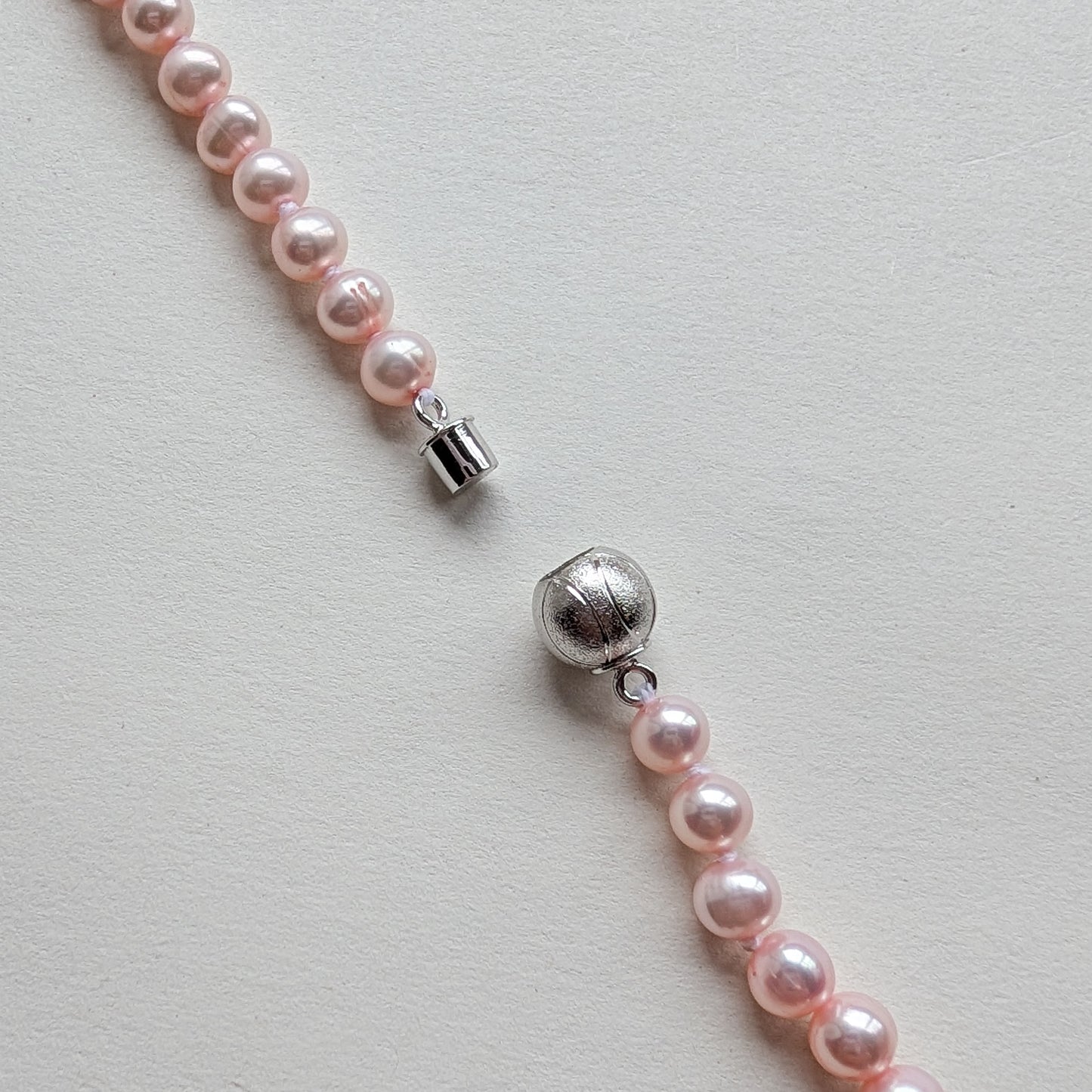 Baby Pink Pearl Necklace