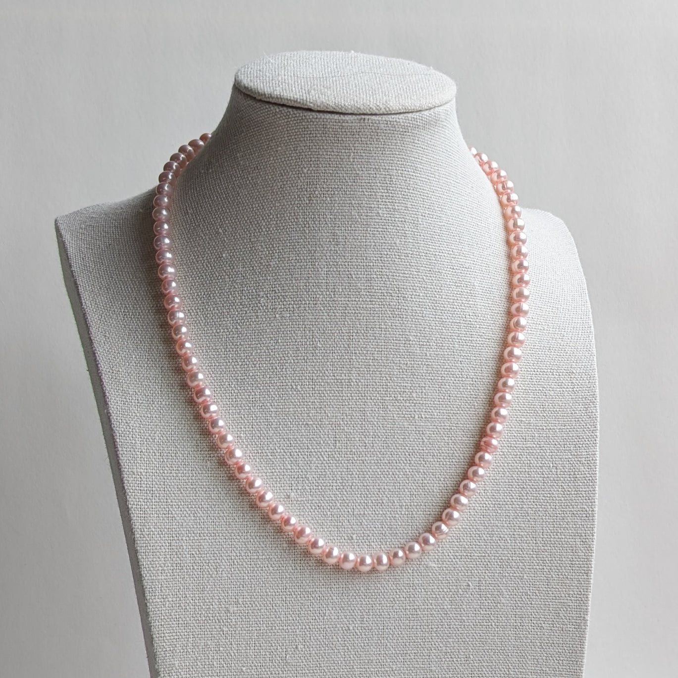 Baby Pink Pearl Necklace