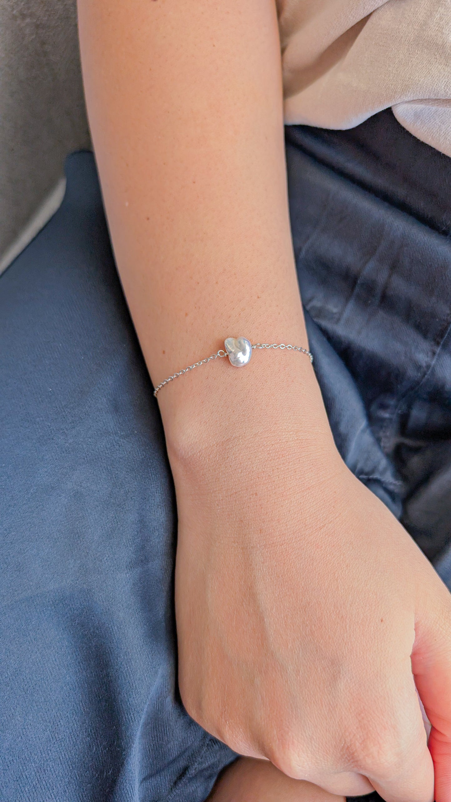 Keshi Pearl Bracelet