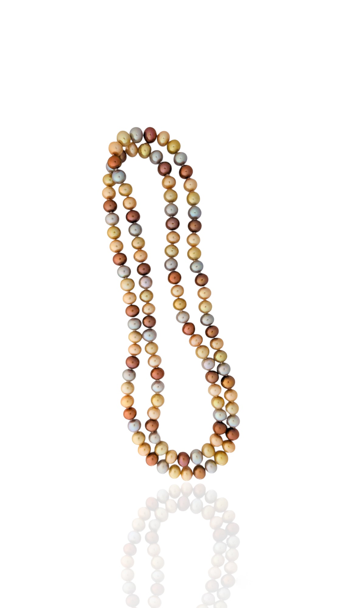 Multicolour Fresh Water Pearl Necklace (36")