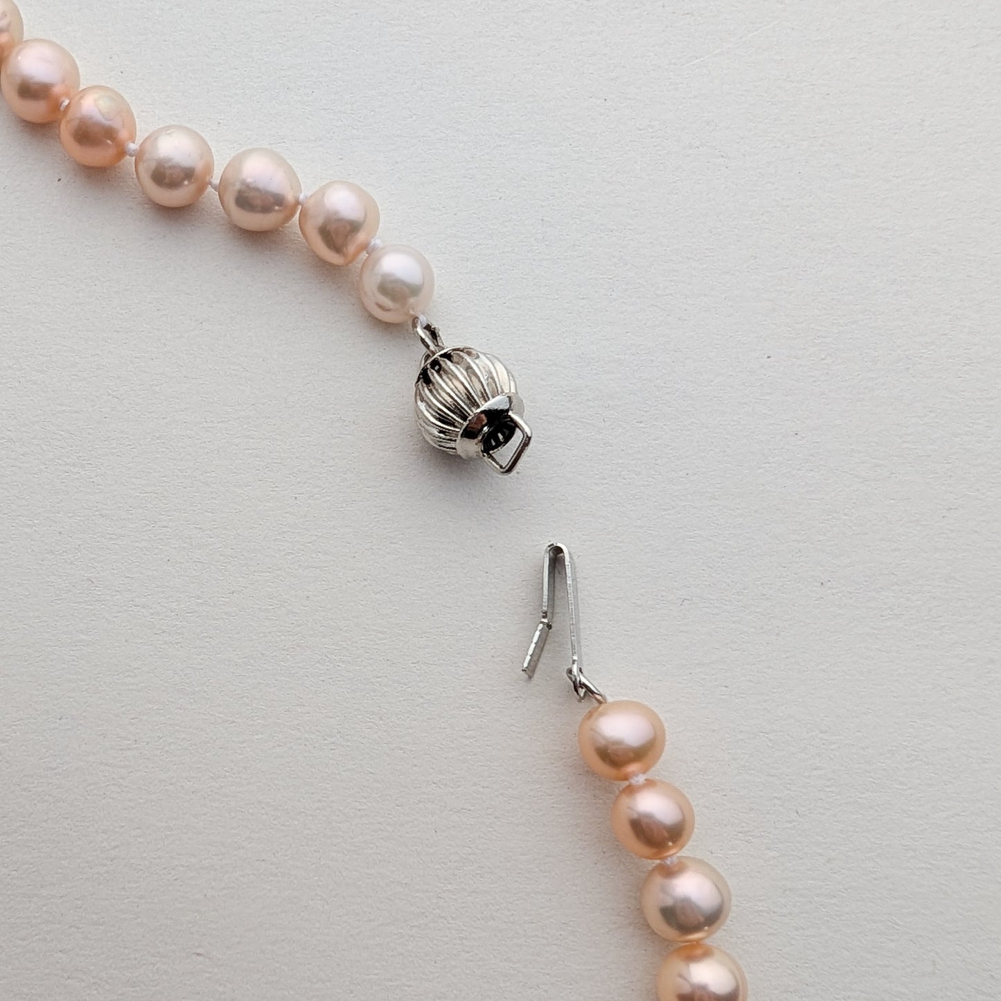 Soft Blush Freshwater Pearl Necklace