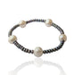 Black and White Pearl Bracelet