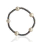 Black and White Pearl Bracelet