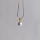 Gold Plated Sterling Silver 10mm Pearl Pendant