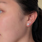 Button Pearl Studs | Medium
