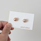 Button Pearl Studs | Large