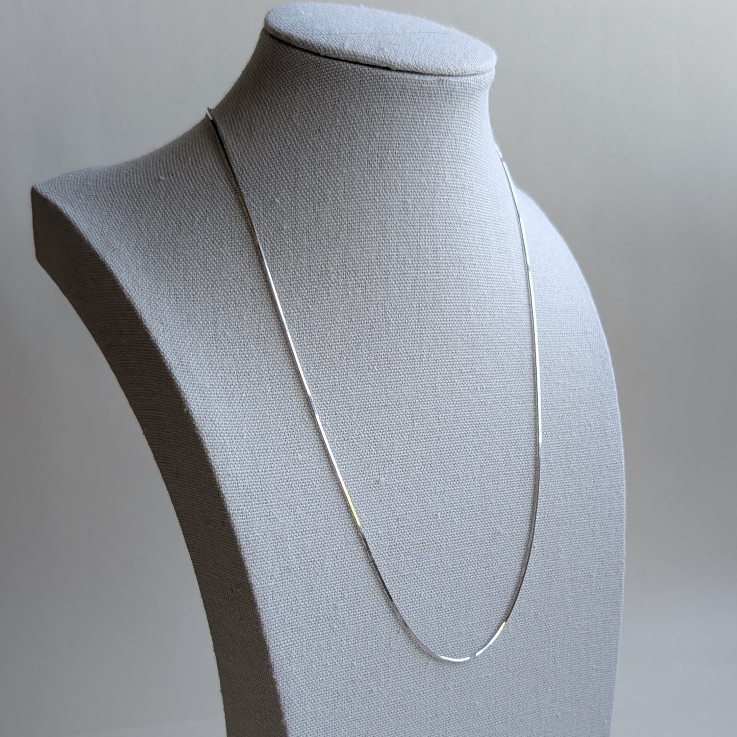 Sterling Silver Chain Necklace | Adjustable